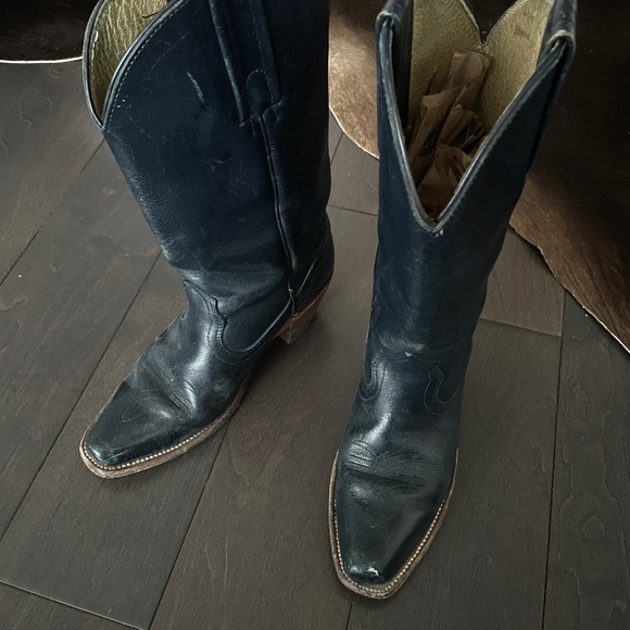 FRYE knee high cowboy boots - Picture 3 of 6